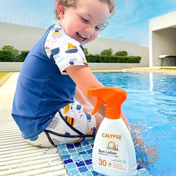 Calypso Sun Kids Disappearing Blue Lotion 200ml - British product