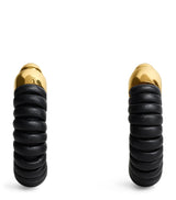 Harrods Alaïa Lambskin Tubular Hoop Earrings- Buy online at McGrocer