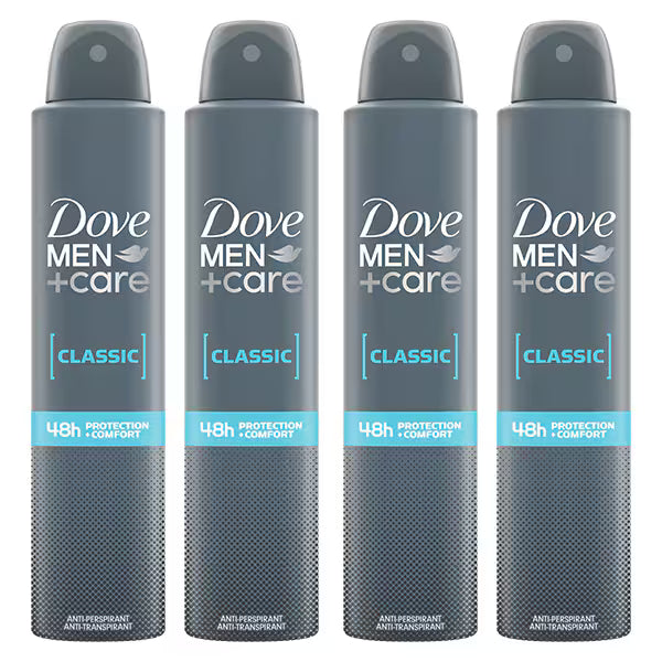 Dove Men+Care Classic Antiperspirant Spray, imported from the UK