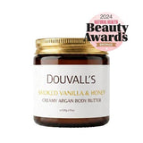 Superdrug Douvall's Creamy Argan Body Butter Smoked Vanilla & Honey 60ml- Buy online at McGrocer