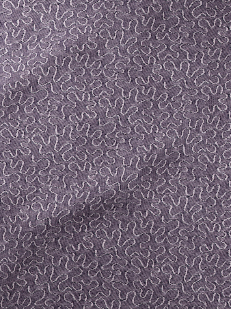African Violet Purple Squiggle roller blind (British brand)