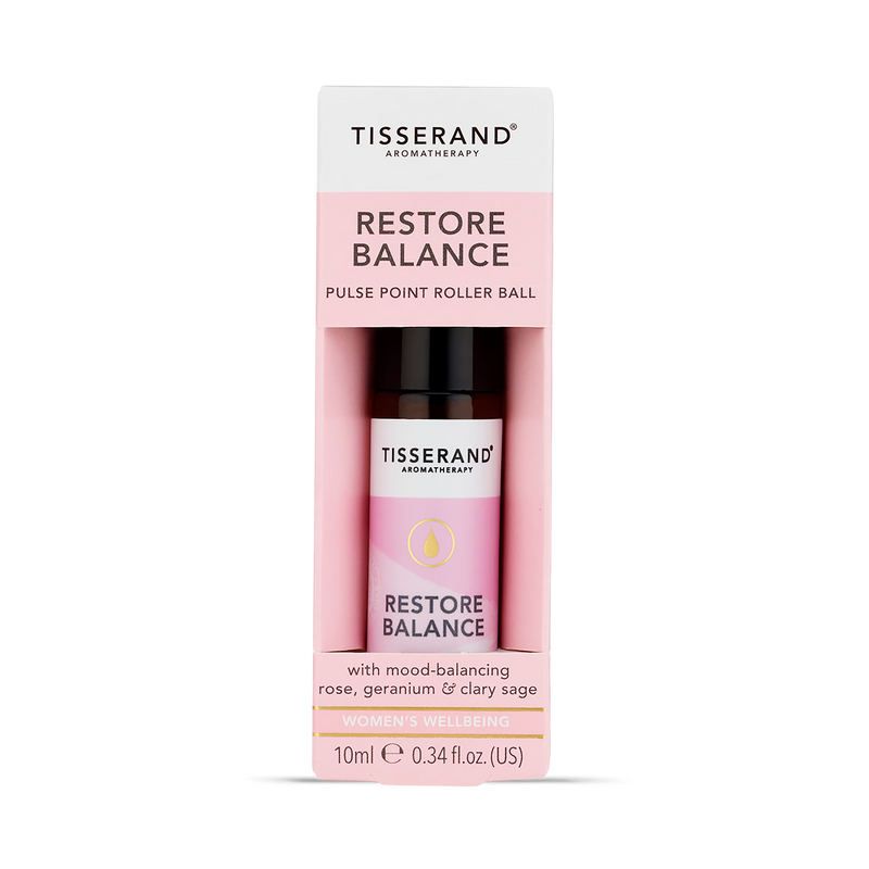 Tisserand Restore Balance essential oil roller 10ml (British brand)