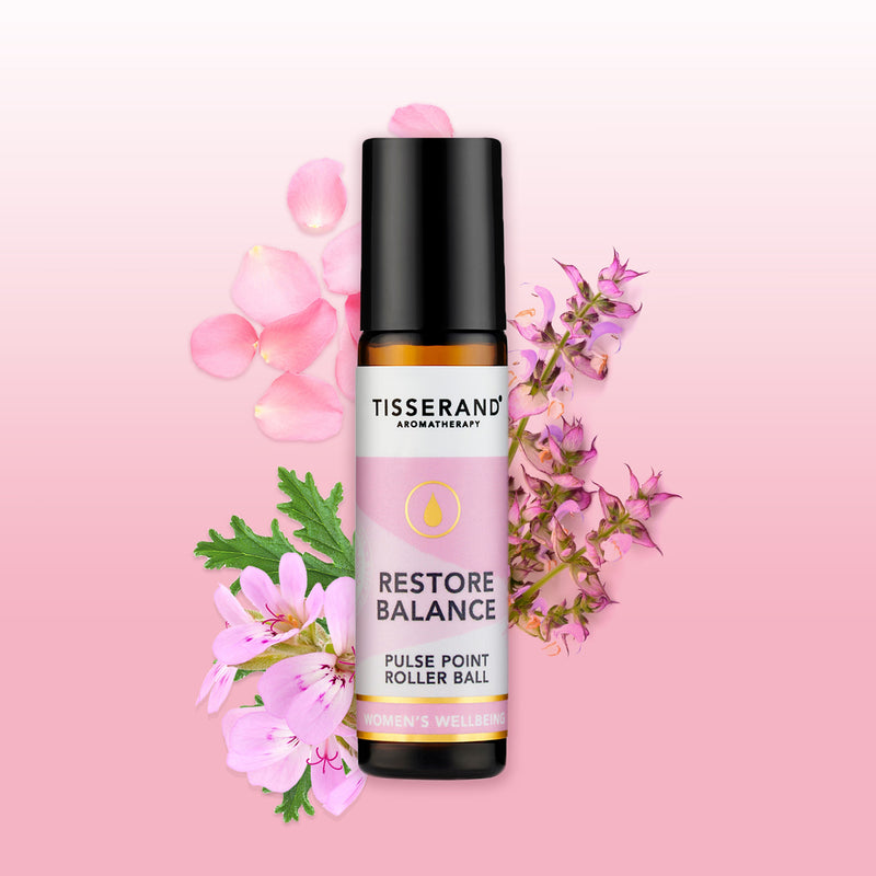 Tisserand Restore Balance essential oil roller 10ml (British brand)