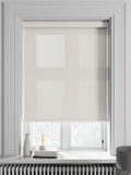Cream squiggle roller blind made to measure - British product