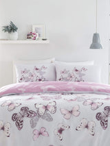 Next Catherine Lansfield Purple Scatter Butterfly Duvet Cover and Pillowcase Set- Buy online at McGrocer