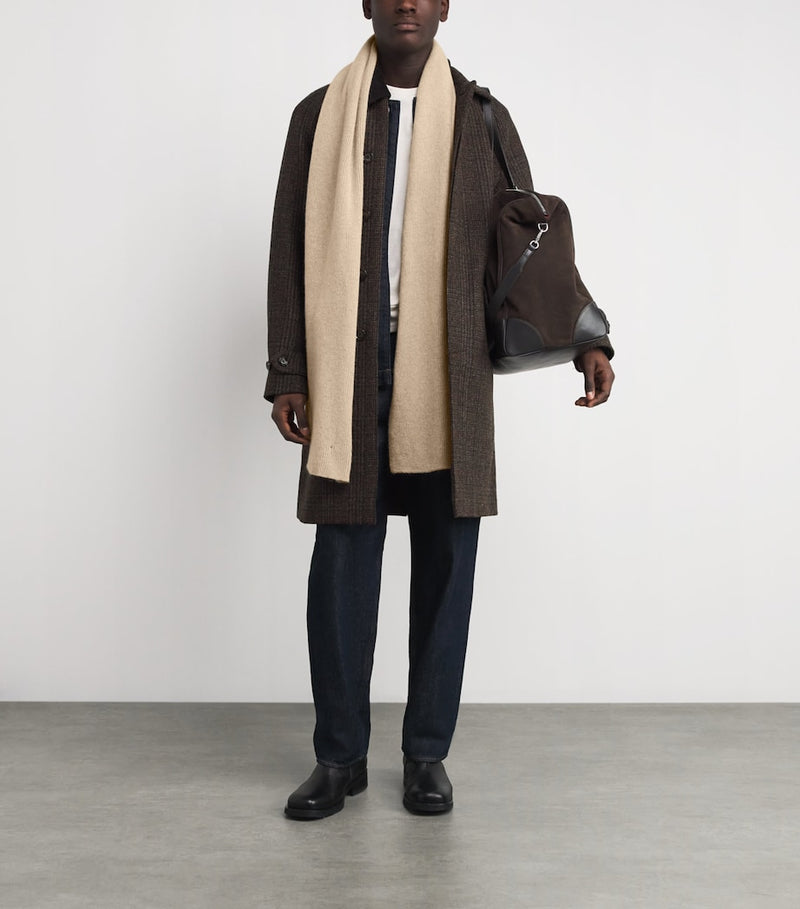 Le Bonnet lambswool angora classic scarf (British brand)