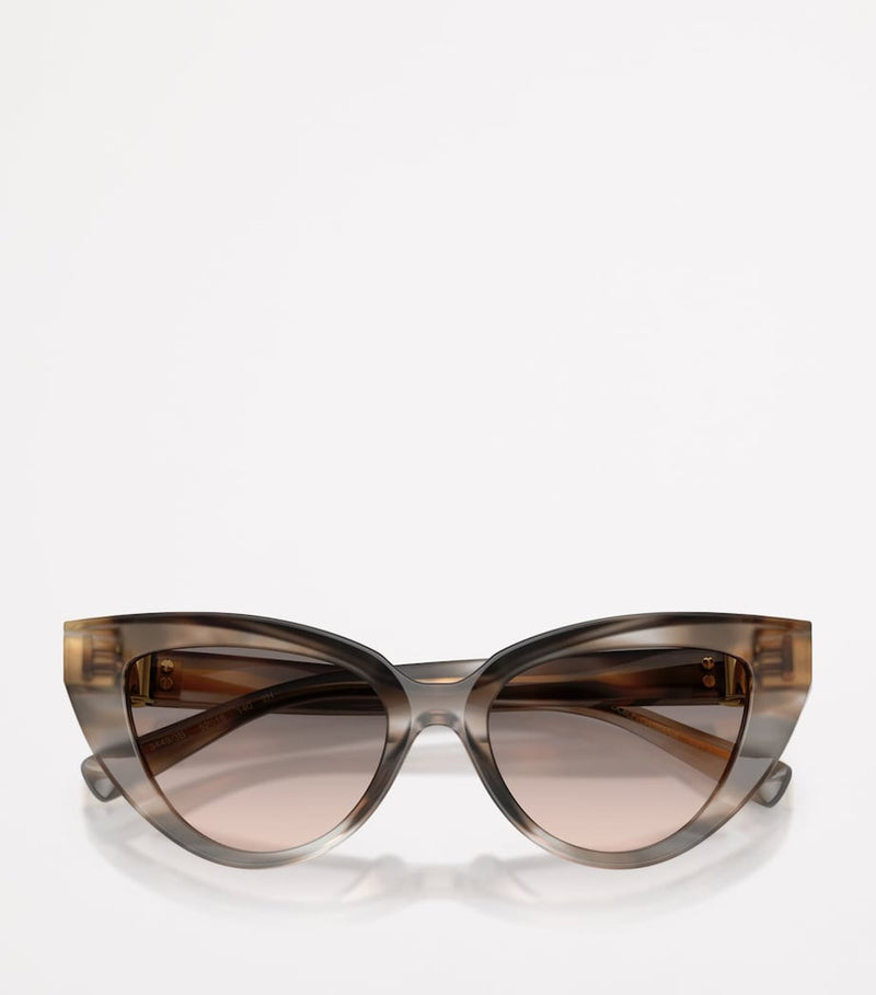 Dolce&Gabbana cat eye sunglasses acetate gold-tone (British brand)
