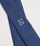 Giorgio Armani silk herringbone tie 7cm (British brand)
