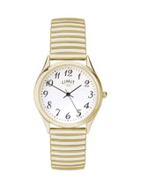 Next Limit Gold Tone Classic Easy Reader Watch- Buy online at McGrocer