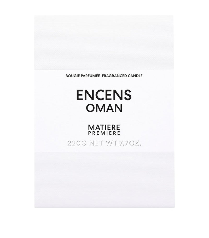 Matiere Premiere Encens Oman scented candle 220g, imported from the UK
