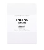 Matiere Premiere Encens Oman scented candle 220g, imported from the UK