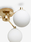 Gold Pasadena innfelt taklampe (britisk merke)