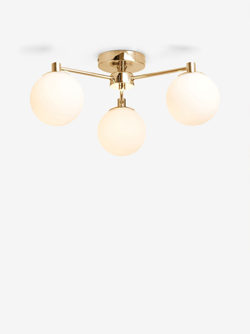Gold Pasadena innfelt taklampe (britisk merke)