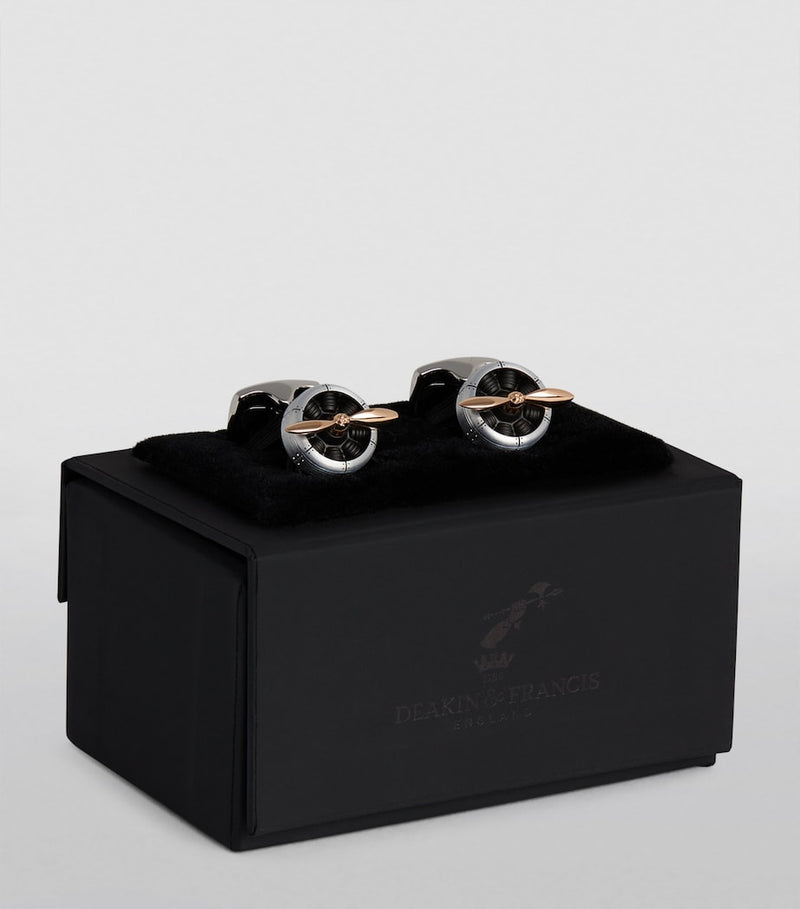 Deakin & Francis Sopwith Propeller cufflinks - British product