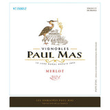 Paul Mas Merlot red wine 75cl, imported from the UK