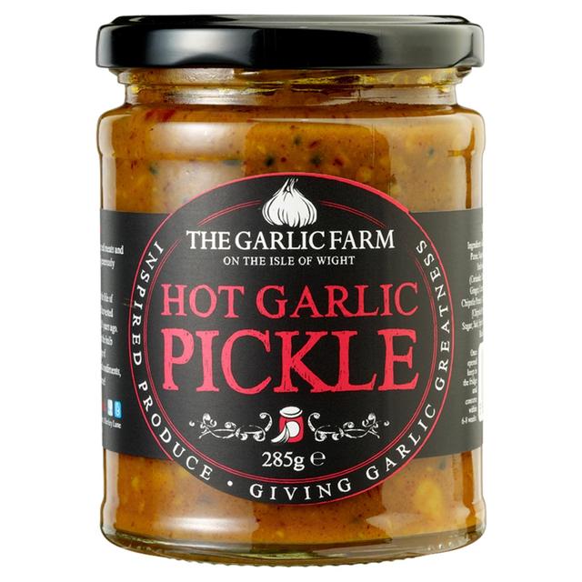 The Garlic Farm Hot Garlic Pickle   282g GOODS M&S