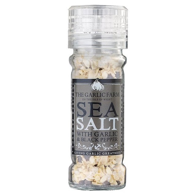 The Garlic Farm Sea Salt Black Pepper & Garlic   60g GOODS M&S