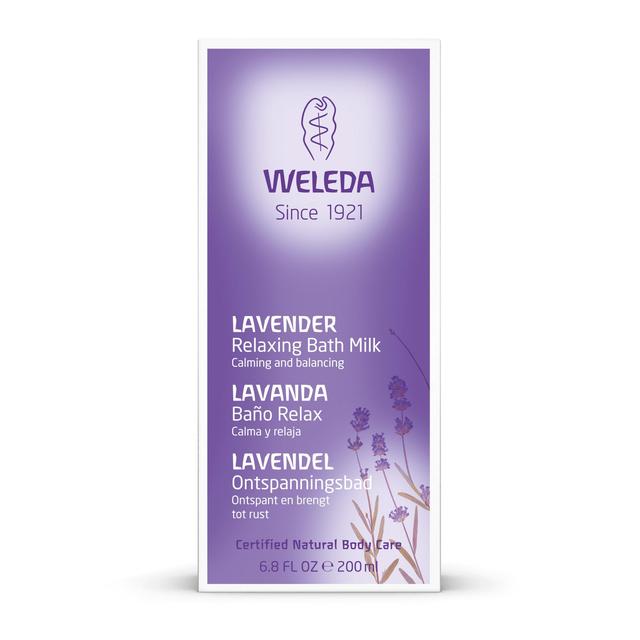 Weleda Natural Lavender Relaxing Bath Milk Vegan   200ml GOODS M&S