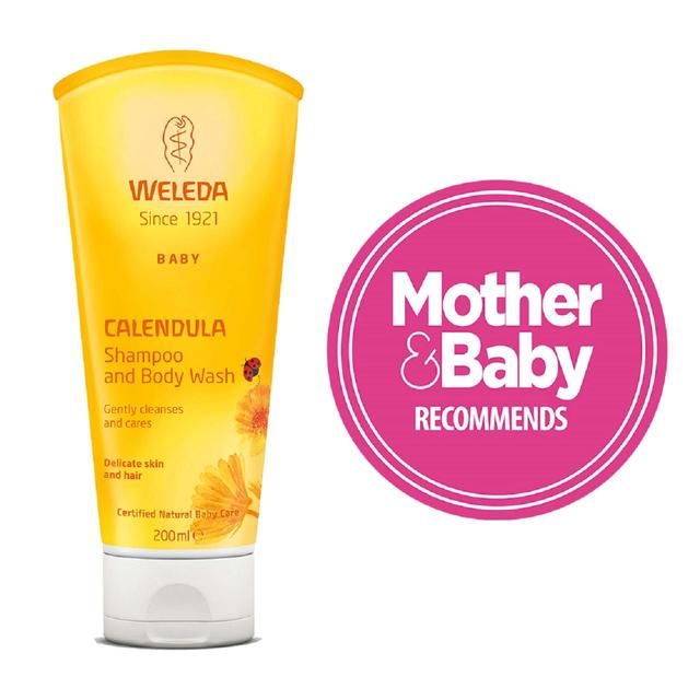 Weleda Baby Natural Calendula Vegan Shampoo & Body Wash   200ml GOODS M&S