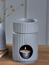 Next Grey Country Luxe Ceramic Wax Melt Burner- Buy online at McGrocer