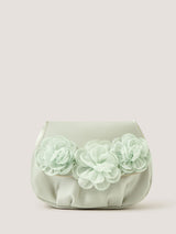 Next Monsoon Green Corsage Satin Bag- Buy online at McGrocer