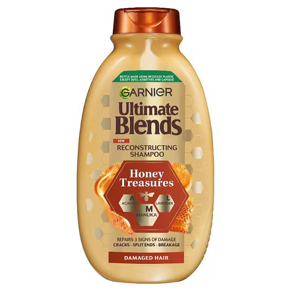 Garnier Ultimate Blends Honey Treasures Shampoo 400ml, UK version
