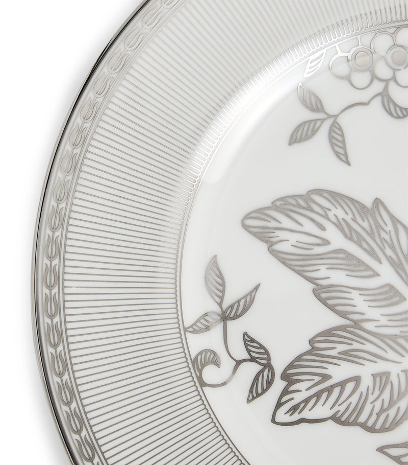 Wedgwood bone china Silver Tonquin plate 20cm (British brand)
