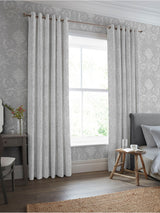 Next Laura Ashley Silver Whinfell Made to Measure Curtains- Buy online at McGrocer