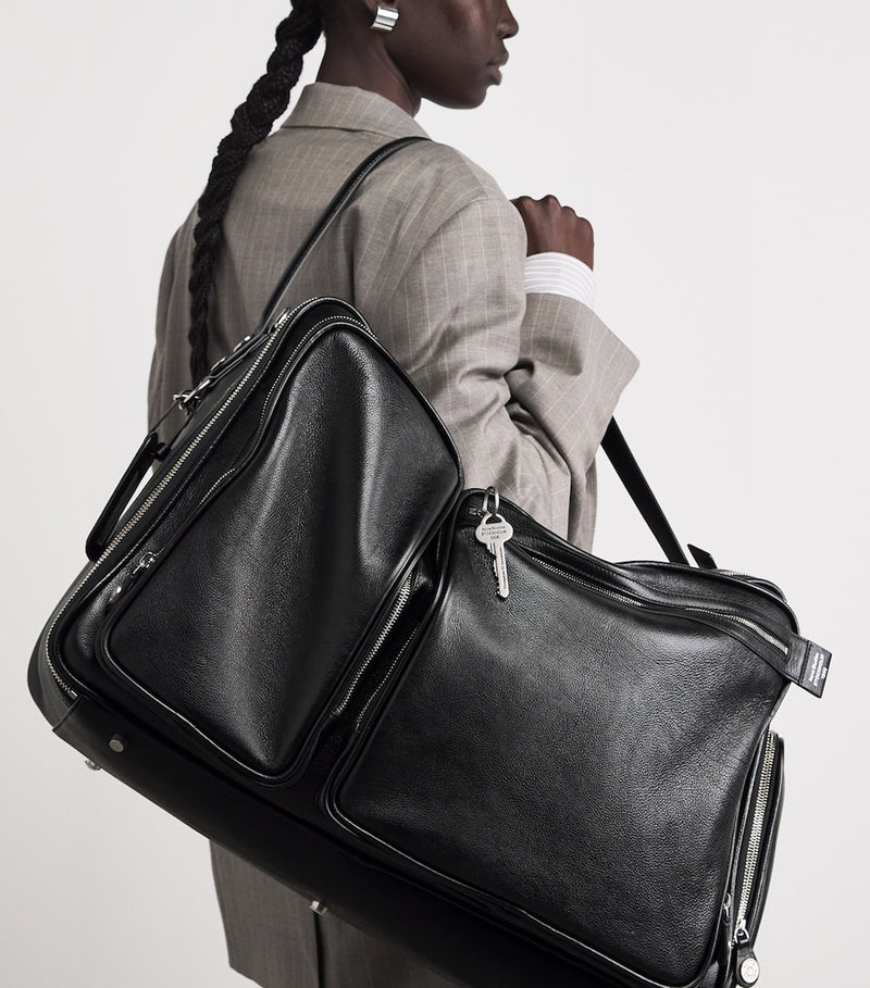 Acne Studios Leather Camero Hotel Shoulder Bag, imported from the UK