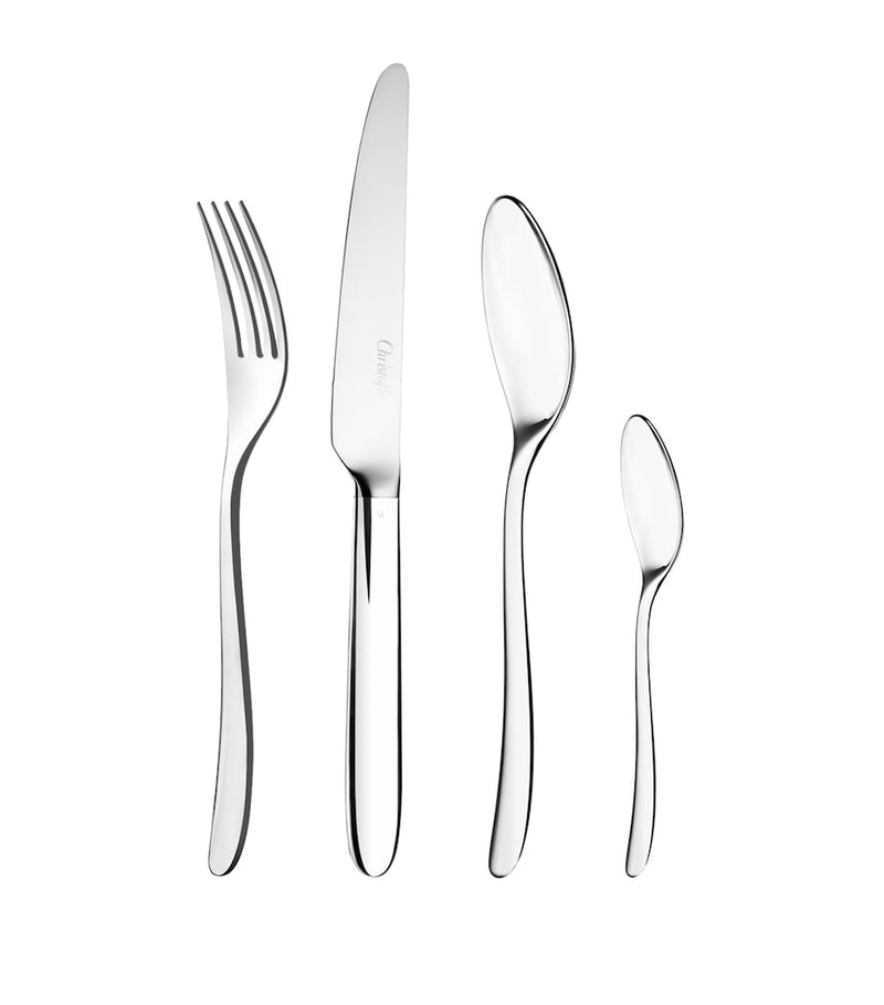 Christofle Mood Silver 24-piece cutlery set - British product