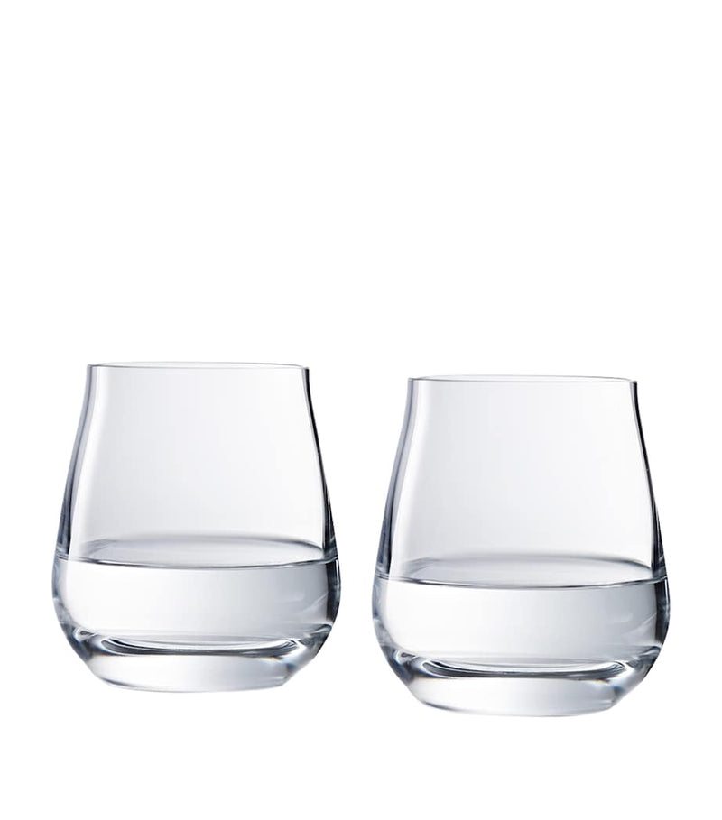 Baccarat large crystal tumblers set of 2 - British product