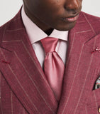 Isaia silk woven tie 6cm width - British product
