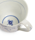 Royal Copenhagen Blue Fluted Half Lace mug, imported from the UK
