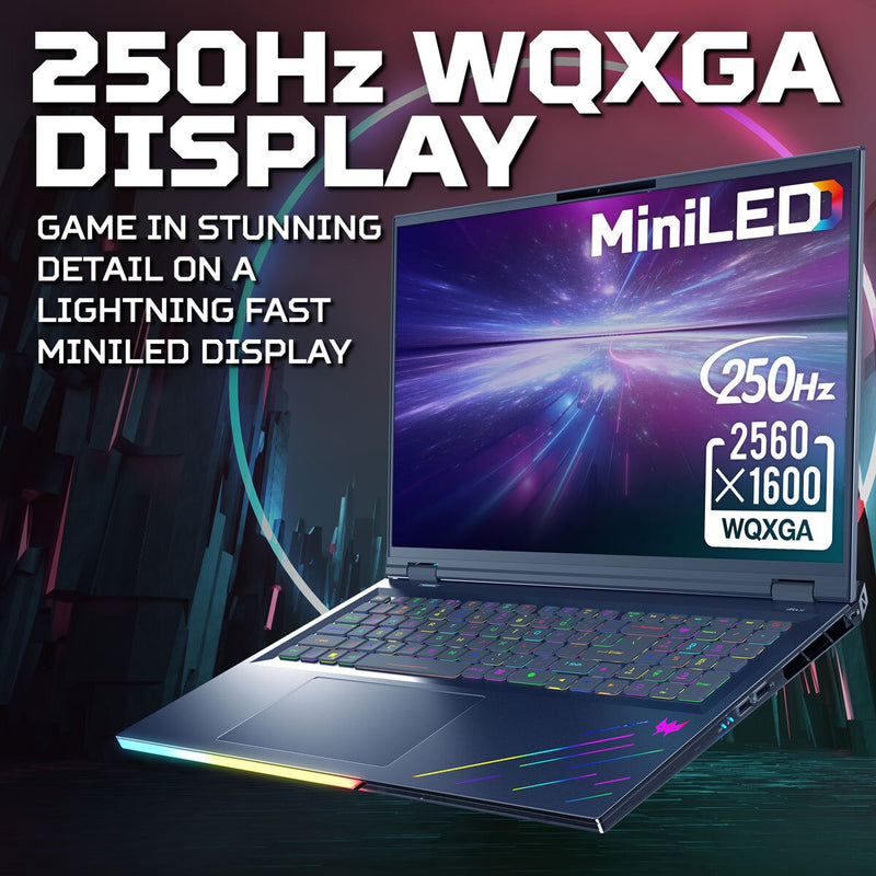 Acer Predator Helios 18 AI gaming laptop, UK version