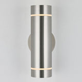 Artika C7 stainless steel wall light, UK version