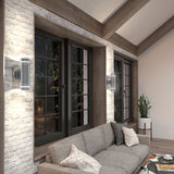Artika C7 stainless steel wall light, UK version