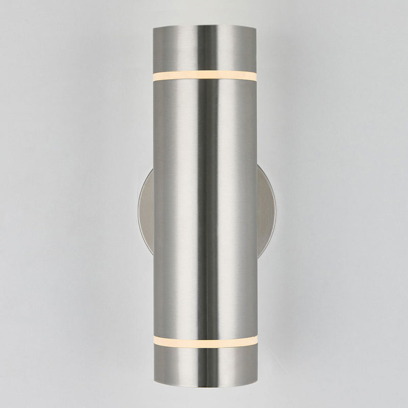 Artika C7 stainless steel wall light, UK version