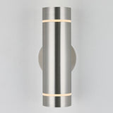 Artika C7 stainless steel wall light, UK version