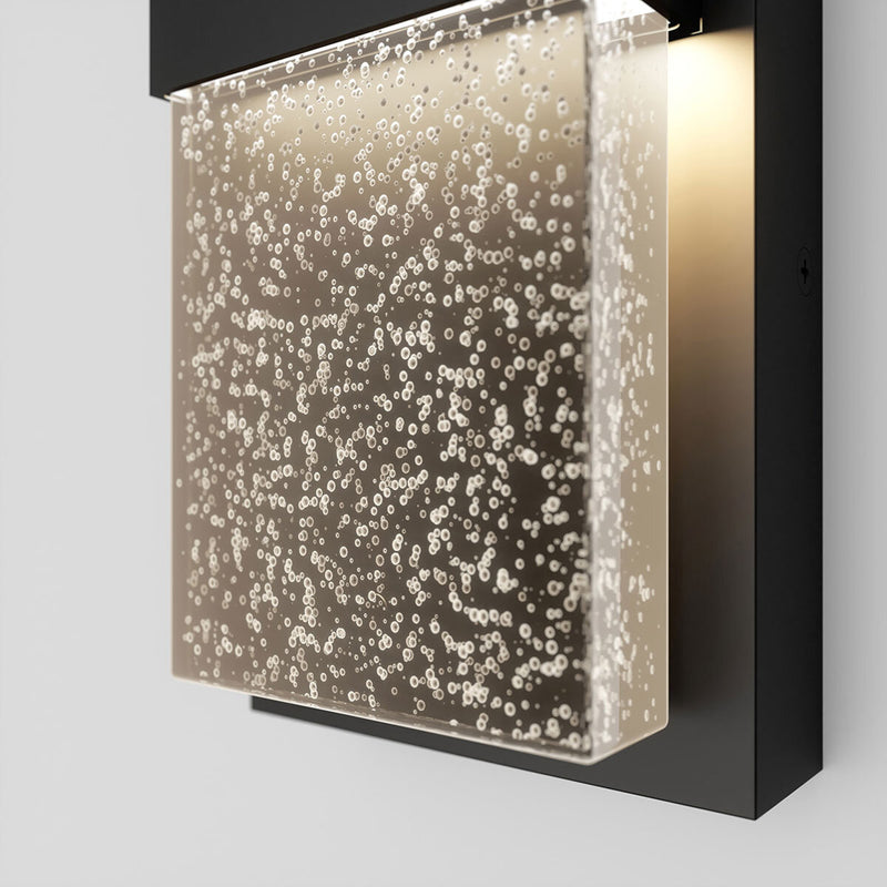 Artika Mazza Bubble LED wall light in black, imported from the UK