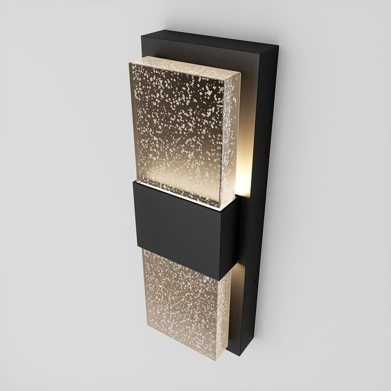Artika Mazza Bubble LED wall light in black, imported from the UK