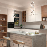 Artika DNA single light LED pendant chrome, imported from the UK