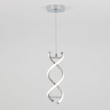 Artika DNA single light LED pendant chrome, imported from the UK