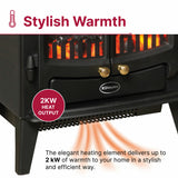 Dimplex Springborne Optiflame electric stove 2kW (British brand)