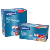 Bacofoil food and freezer bags medium 152 pack - British product