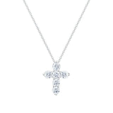 Costco 0.50ctw diamond cross pendant in 14ct white gold - British product