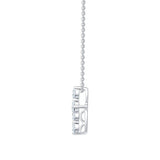 Costco 0.50ctw diamond cross pendant in 14ct white gold - British product