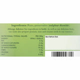 Forest Feast Dried Peeled Williams Pear 600g - British product