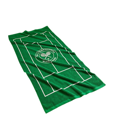 Harrods Christy x Wimbledon Tennis Court Bath Towel (70cm x 133cm)- Buy online at McGrocer