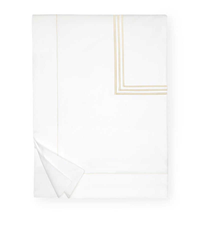 Pratesi Cotton Tre Righ King Duvet Cover 230cm x 220cm, imported from the UK