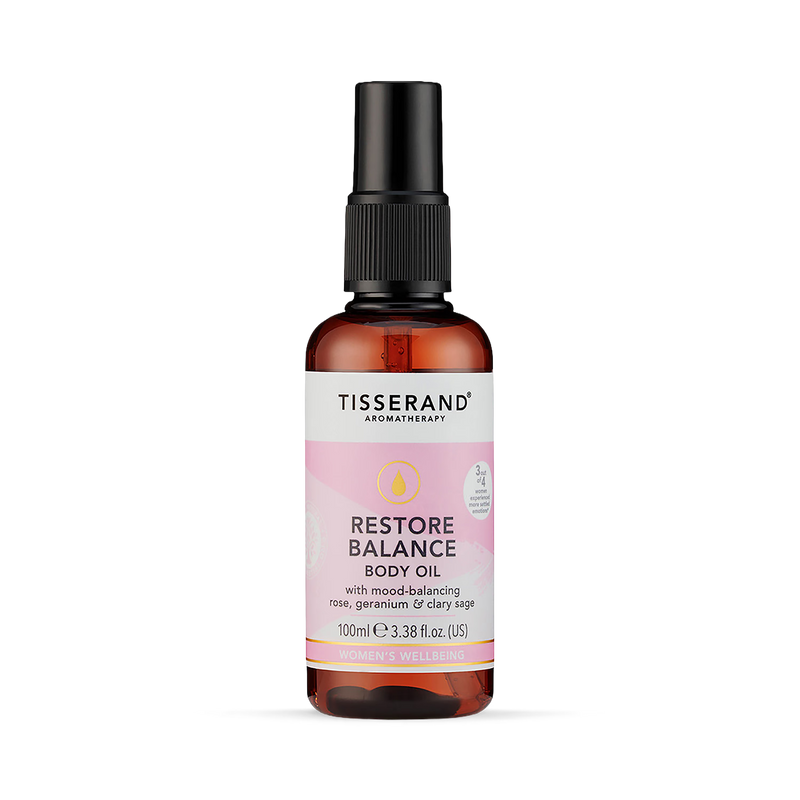 Tisserand Restore Balance Massage & Body Oil 100ml (British brand)